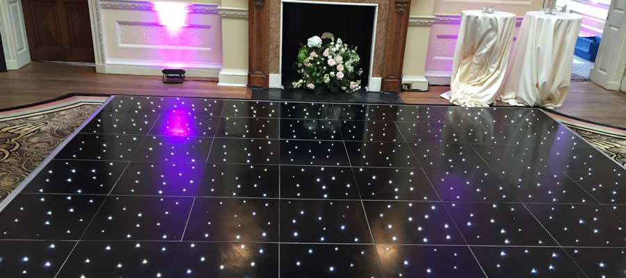 Black LED dancefloor